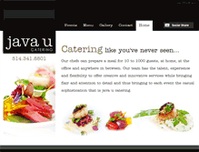 Tablet Screenshot of javaucatering.com